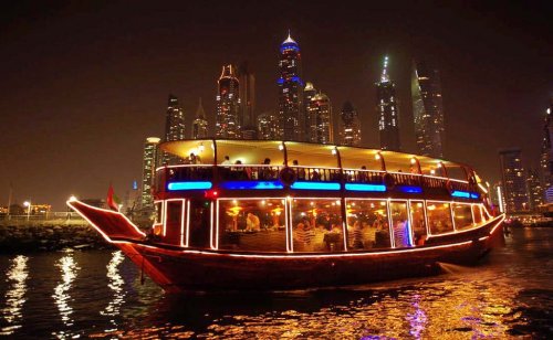 Premium Creek Dhow Cruise With Dinner